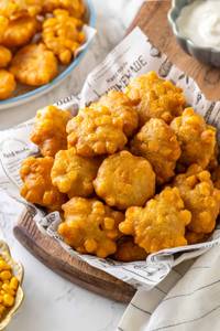 Cheesy Corn Nuggets [5 Pieces] with Cheese Dip