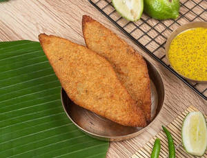 Diamond Fish Fry With Kasundi (2 Pcs)