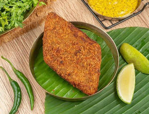 Diamond Fish Fry With Kasundi (1 Pcs)
