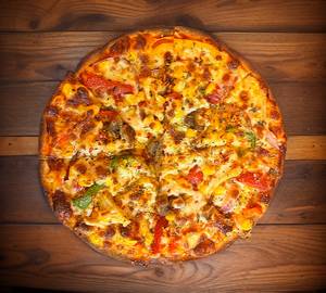 Simple Veg Pizza | Serves 3-4 (10 Inch)
