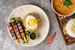 Smoky Barbeque Belgium Pork Belly Bowl
