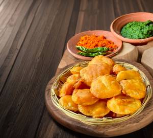 Batata bhaji plate