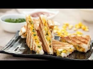 Corn Cheese Grilled & Banana Milkshake