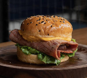 Ham Bacon Cheese Burger