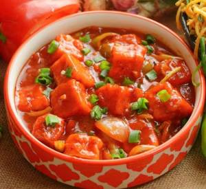 Paneer chilli leq