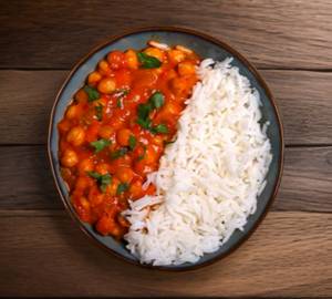 Chole Chawal + Rayat
