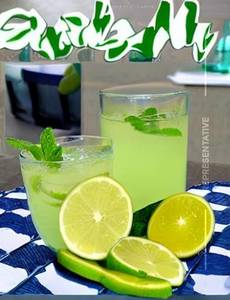 Moroccan mint lime juice