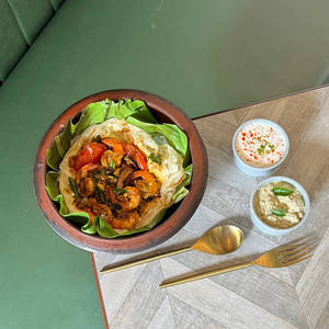 Prawns Paal Porotta