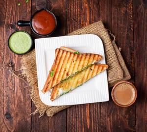 Veg Cheese Grilled & Hot Coffee