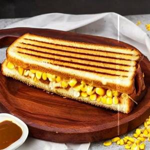 Grilled cheese corn sandwich