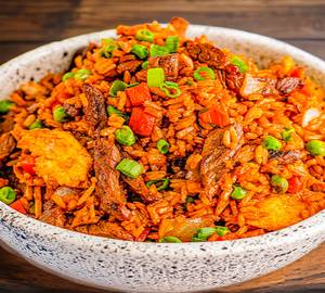 Schezwan chicken fried rice