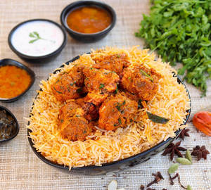 Chicken Fry Piece Family Pack Biryani