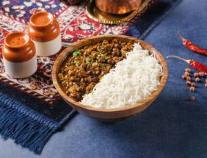 Ghugni Kadhi Rice Bowl