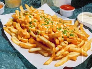Cheesy juicy fries