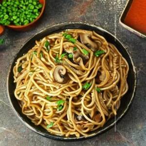 Mushroom noodles