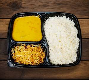 Basmati Rice + Masoor Dal + Aloo Bhaja