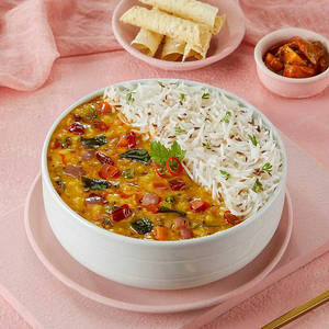 Spicy Dal Dhaba Rice Bowl
