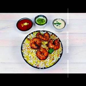 Prawns Dum Biryani