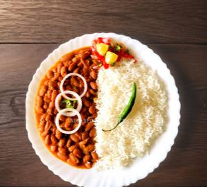 Rajma Chawal + Rayta