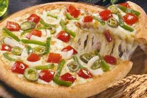 Onion cheese capsicum pizza