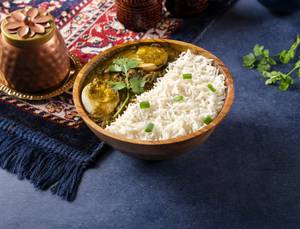 Egg Green Curry Rice Bowl