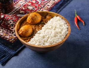 Hyderabadi Egg Curry Rice Bowl