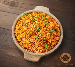 Schezwan garlic fried rice