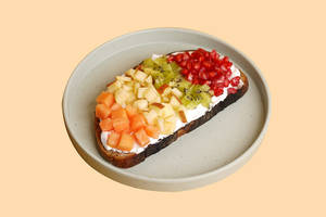 Rainbow Fruit Toast