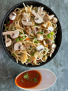 Mushroom Noodles
