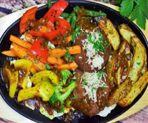 Veg Steak Sizzler