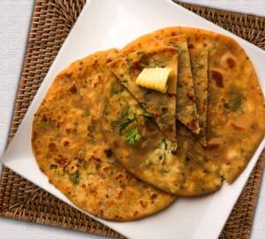 2 Butter Paratha with sabji