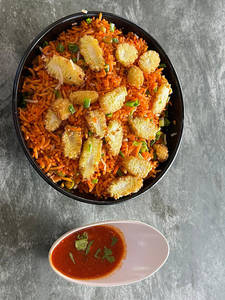 Baby Corn Schezwan Fried Rice