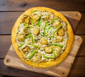 Cheesy baby corn pizza