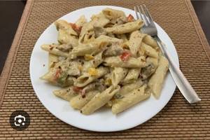 Chicken Italiano White Sauce Pasta