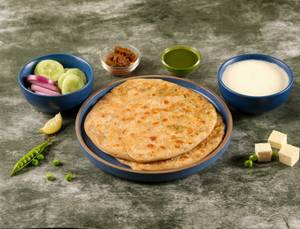 Matar Paneer Paratha