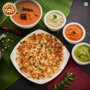 Jain Cheese Corn Uttapam