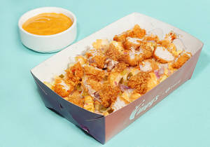 Cheesy Chilli Popcorn Fries