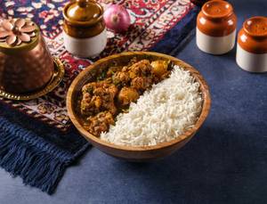 Aloo Gobhi Rice Bowl