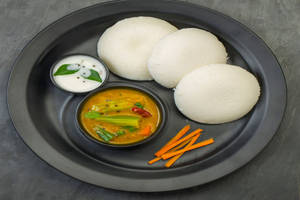 Plain Idli [3 Pcs]