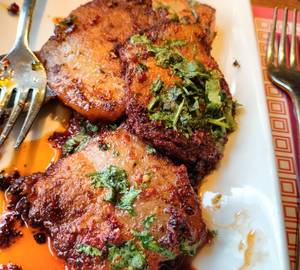 Grilled Sliced Pork Peri Peri (Dry)