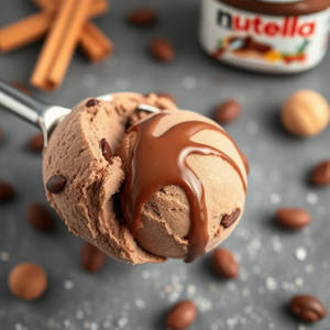 Nutella Hazelnut Ice Cream