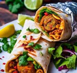 Masala chaap roll