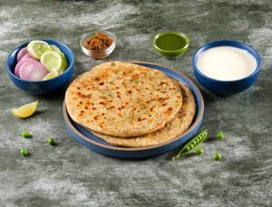 Green Peas Paratha
