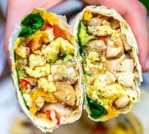 Grilled chicke wraps