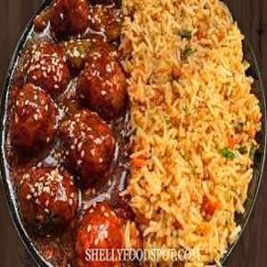 Manchurian with Fried Rice