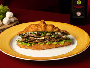 Mushroom Balsamic Croissant Sandwich [200 Gms]