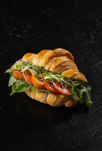 Sliced Avacado Croissant Sandwich [200 Gms]