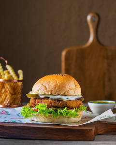 Crispy Aloo Cheese Burger