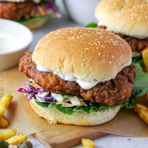 Crispy Fried Chicken Burger