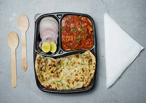 2 Butter Kulcha Kadai Mushroom Combo